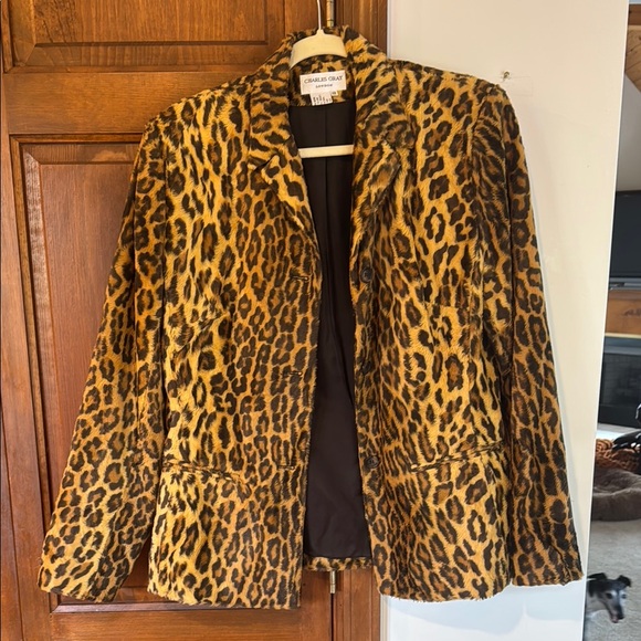 Leopard Print Women's Jacket - Picture 1 of 7